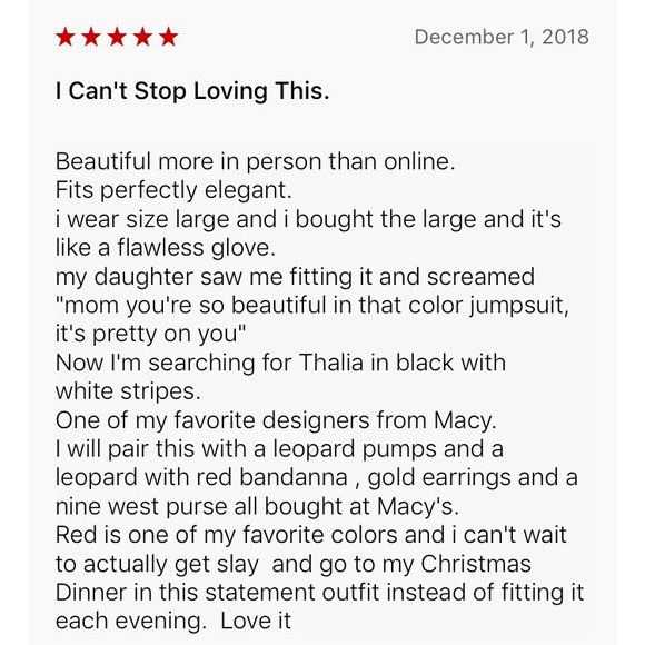 Thalia Sodi Tie Waist Jumpsuit NWT ❤️ - Picture 3 of 6